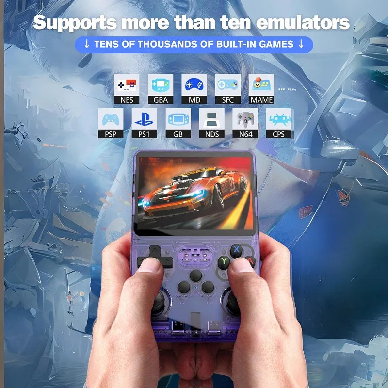 R36S Retro Handheld Game Console – 3.5" Screen, ARKOS System