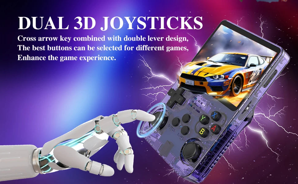 R36S Retro Handheld Game Console – 3.5" Screen, ARKOS System