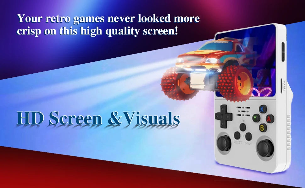 R36S Retro Handheld Game Console – 3.5" Screen, ARKOS System