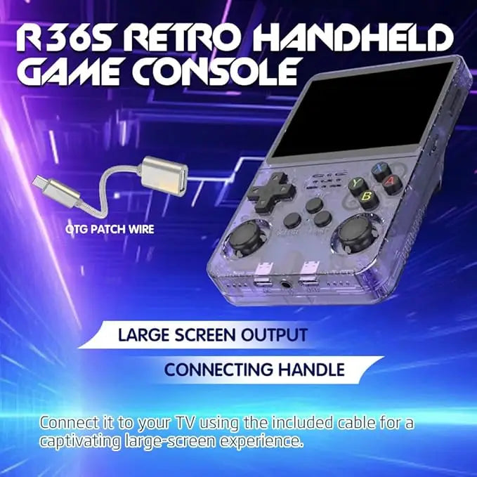 R36S Retro Handheld Game Console – 3.5" Screen, ARKOS System