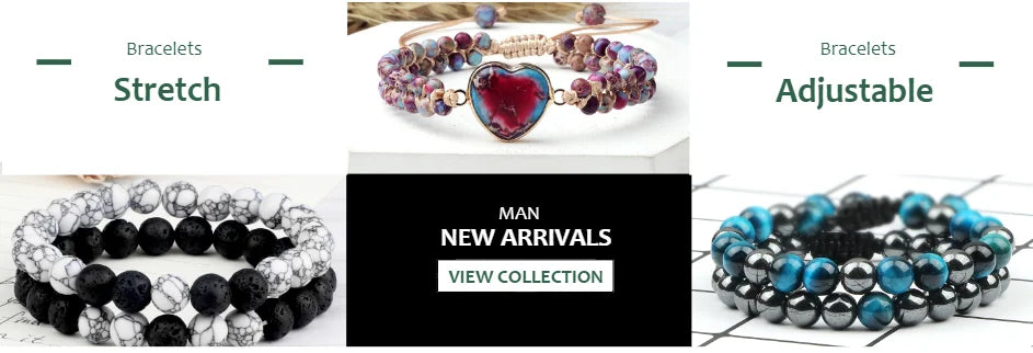 Reiki 7 Chakra Bracelet – Natural Stone Yoga Healing Jewelry