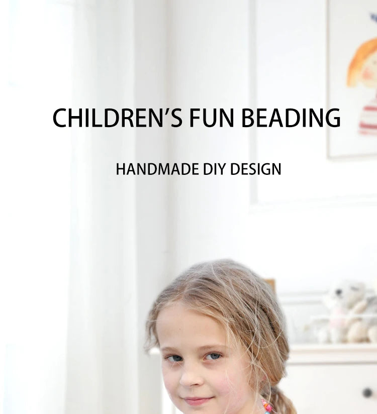 DIY Beaded Jewelry Set – 24 Grid Spacer Beads Kit for Girls