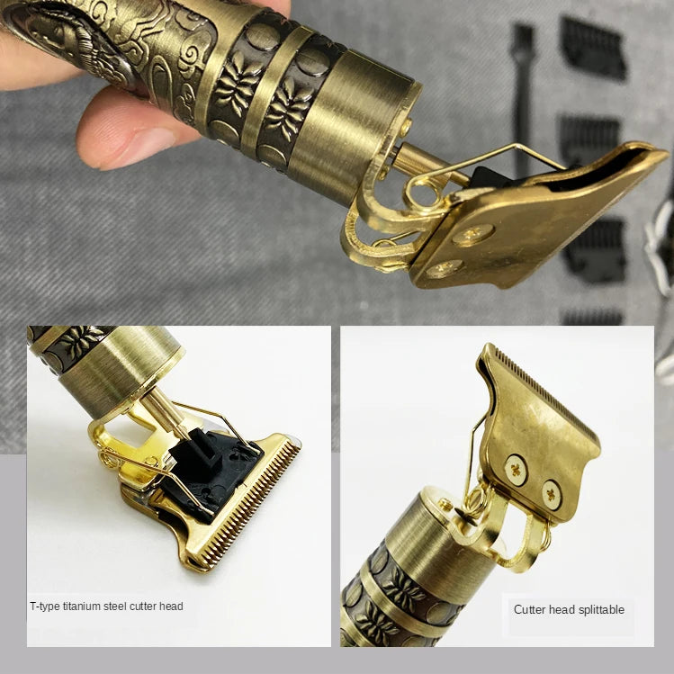 T9 Hair Clipper – 0mm Electric Beard & Body Hair Trimmer for Men