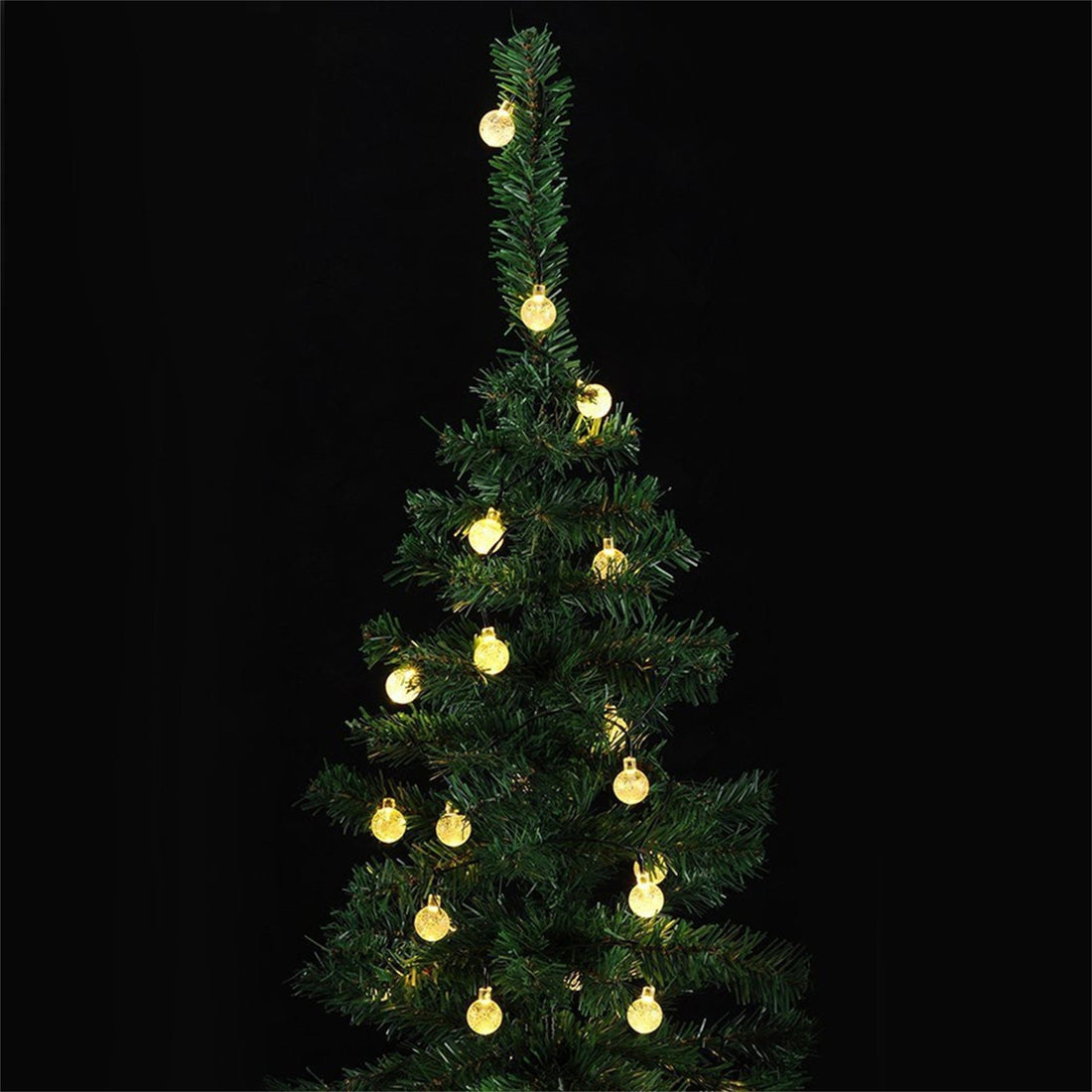 Solar Bubble Ball String Lights – Waterproof Outdoor Christmas Lamp