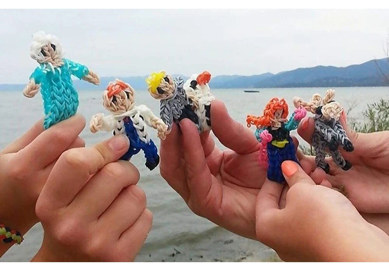 Colorful Loom Bands Bracelet Kit – 600–1500PCS DIY Craft Set