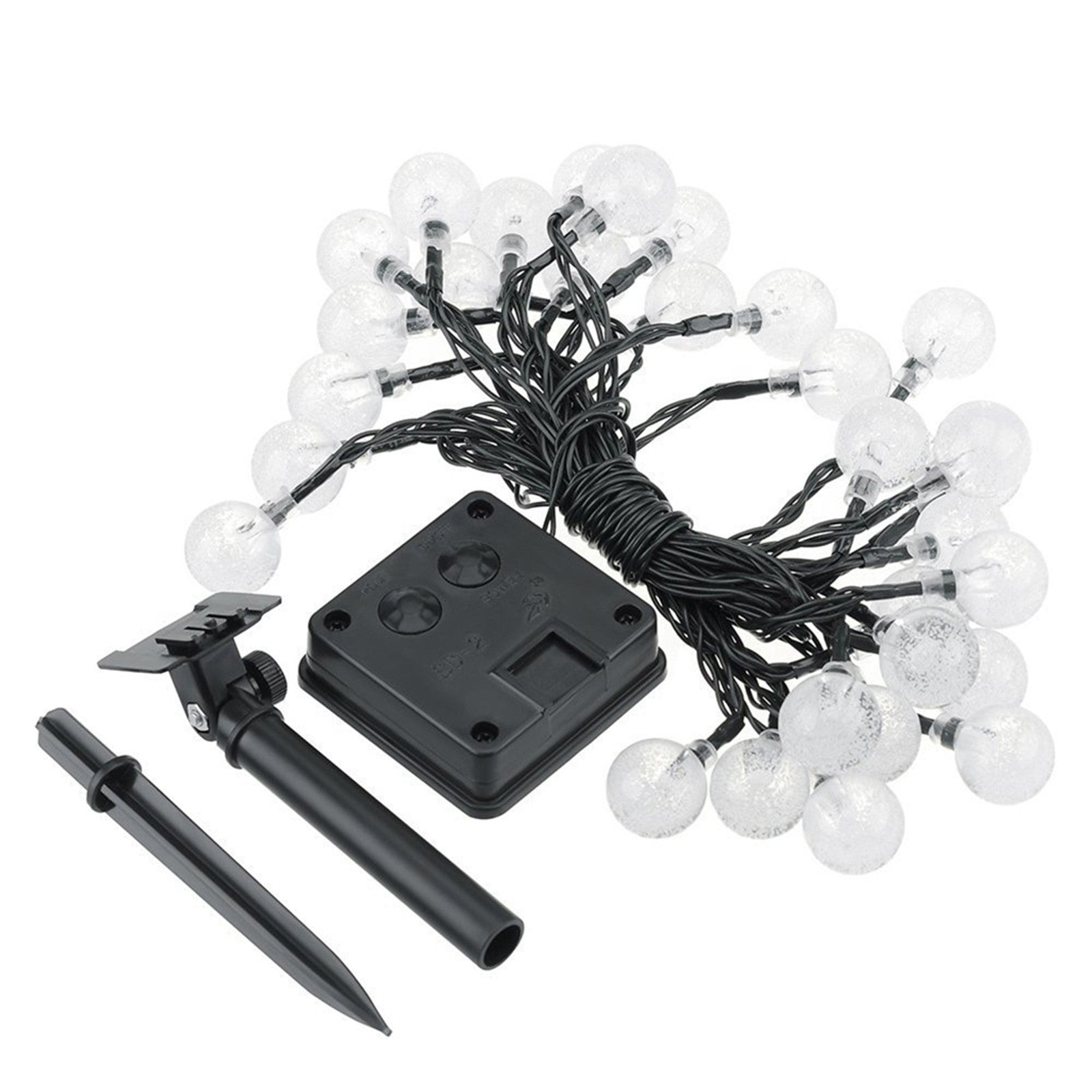 Solar Bubble Ball String Lights – Waterproof Outdoor Christmas Lamp