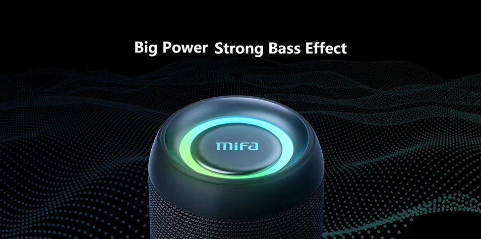 mifa A90 Bluetooth Speaker 60W Output Power Bluetooth Speaker with Class D Amplifier Excellent Bass Performace camping speaker