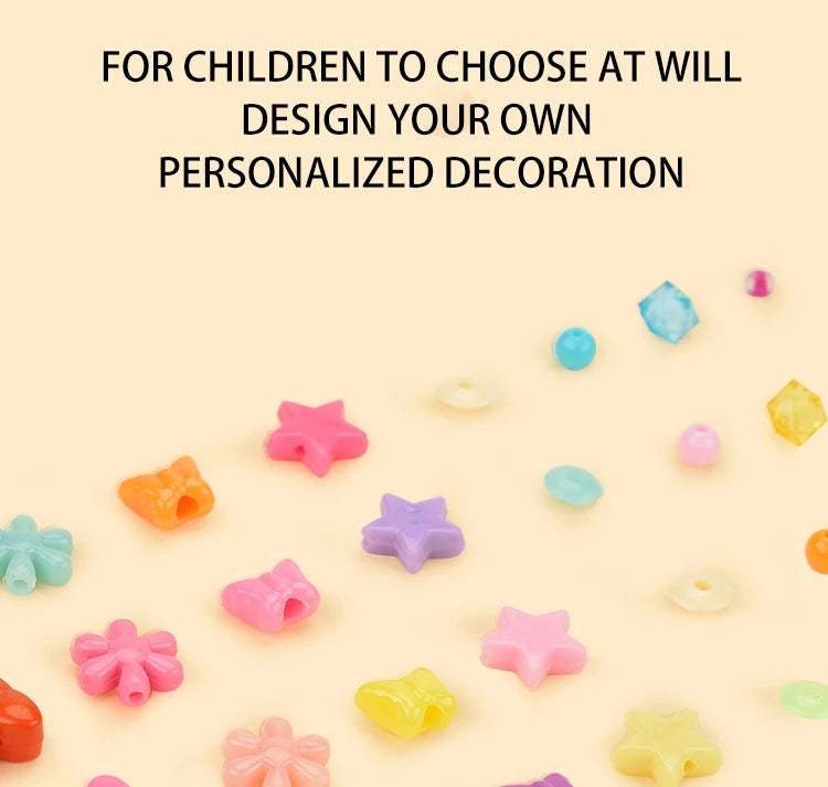 DIY Beaded Jewelry Set – 24 Grid Spacer Beads Kit for Girls