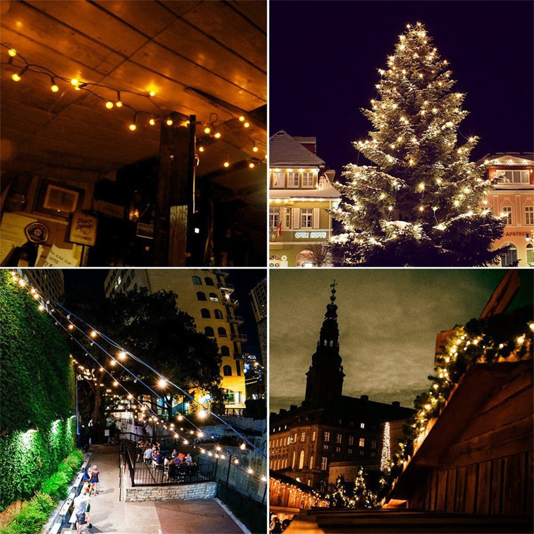 Solar Bubble Ball String Lights – Waterproof Outdoor Christmas Lamp