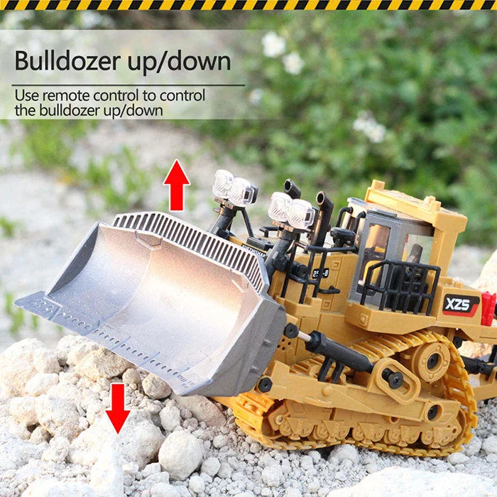 RC Car Children Toy Remote Control Car Toy Boy Radio Control Excavator Dump Truck Bulldozer Electric Grab Pushdozer Kid Toy Gift