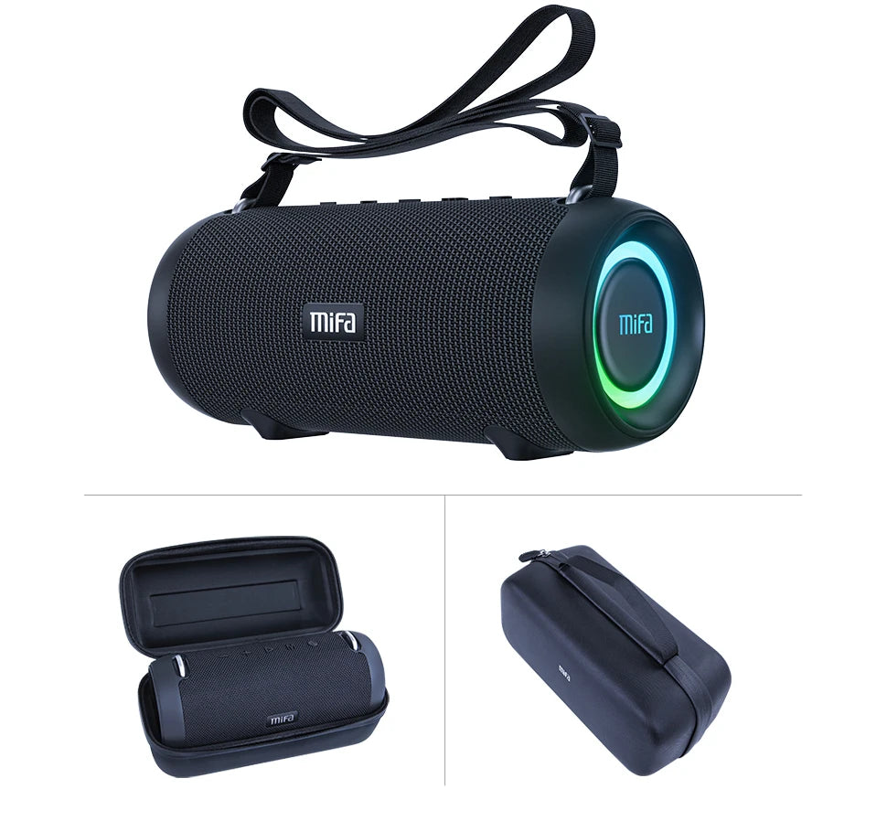 mifa A90 Bluetooth Speaker 60W Output Power Bluetooth Speaker with Class D Amplifier Excellent Bass Performace camping speaker