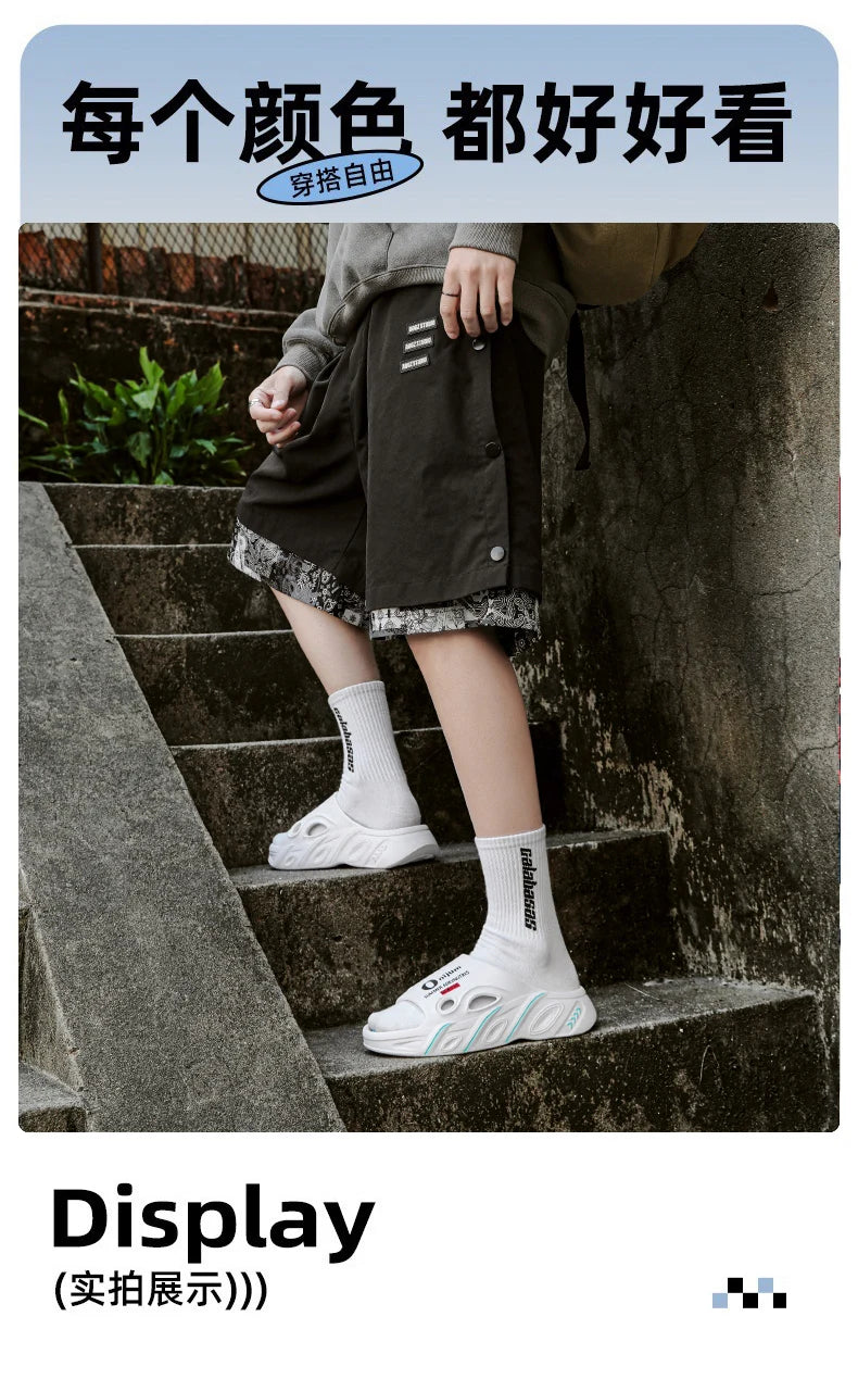 Men Summer Slippers High Quality EVA Sandals Soft Non Slip Platform Soft Slides Outdoor Beach Shoes Unisex Design Slippers