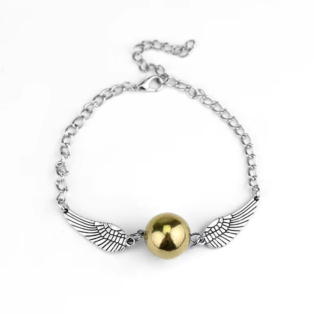 Golden Snitch & Hedwig Bracelet – Handmade Potter Fan Jewelry