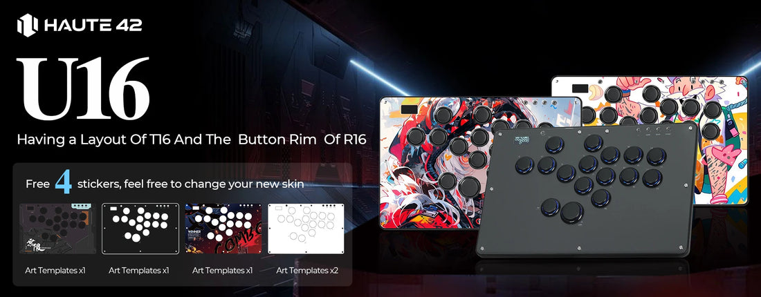 Haute42 HautePad X Leverless Fightstick – RGB Hitbox Controller