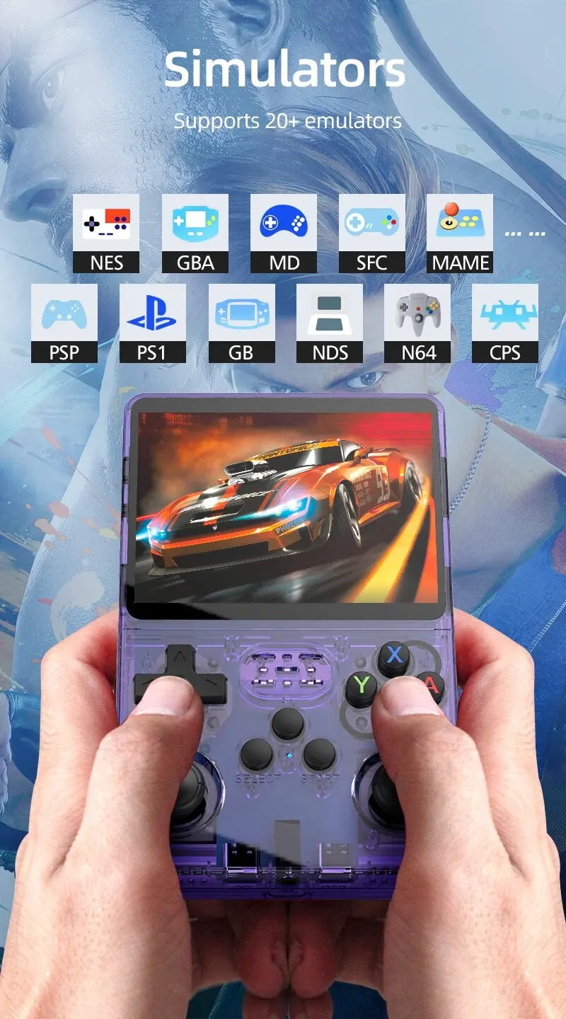 R36S Retro Handheld Game Console – 3.5" IPS, Linux System