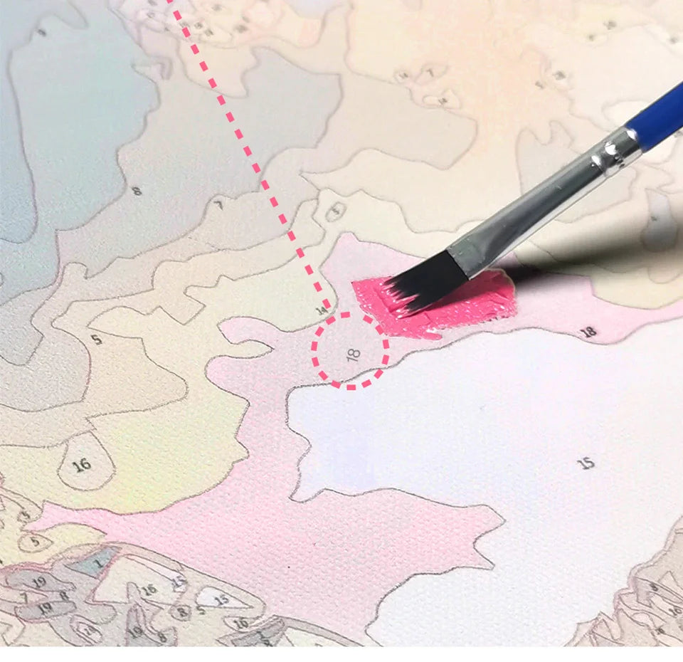 HUACAN Paint By Numbers – Tree of Life Canvas Kit for Adults