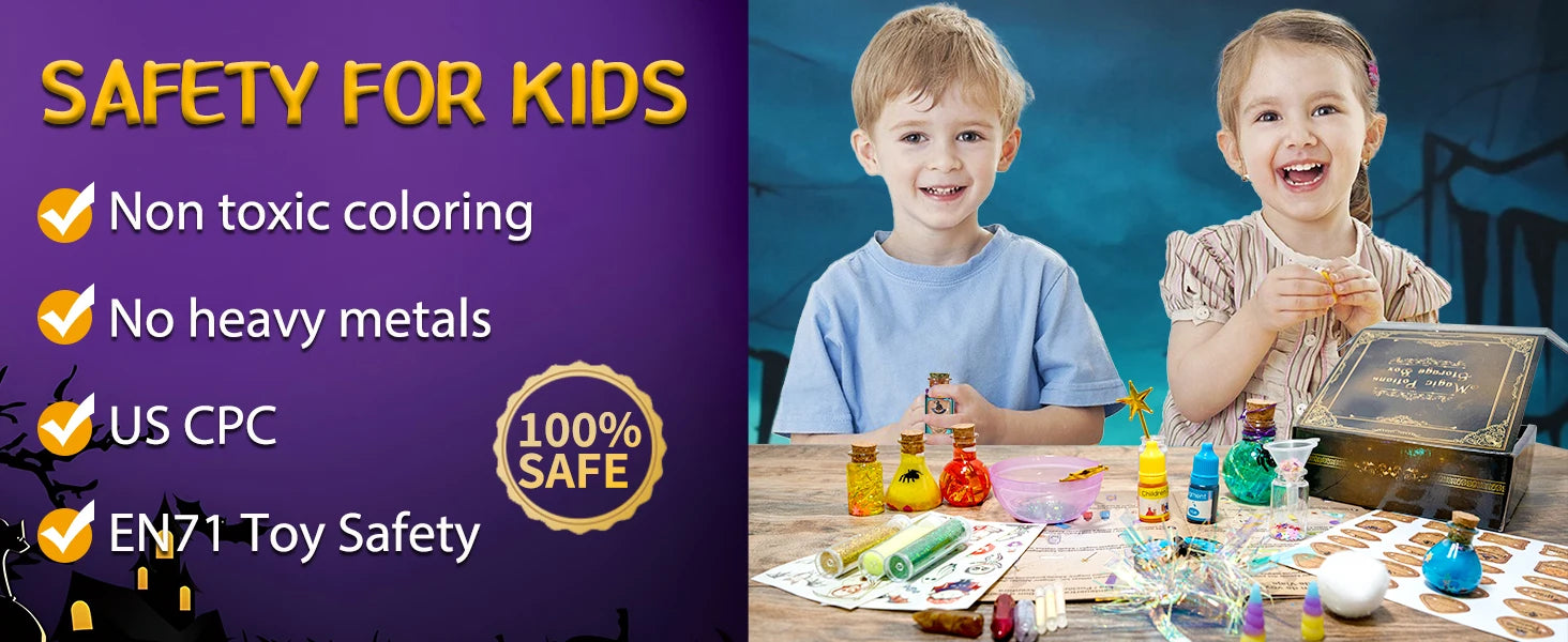 DIY Fairy Magical Potions Kit – Halloween & Christmas Craft Set