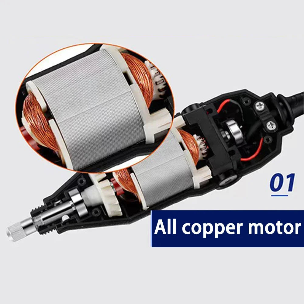 JANGKLIFE Electric Mini Drill Grinder – 110V/220V Rotary Tool Kit (Compatible with 3000/4000 Series)