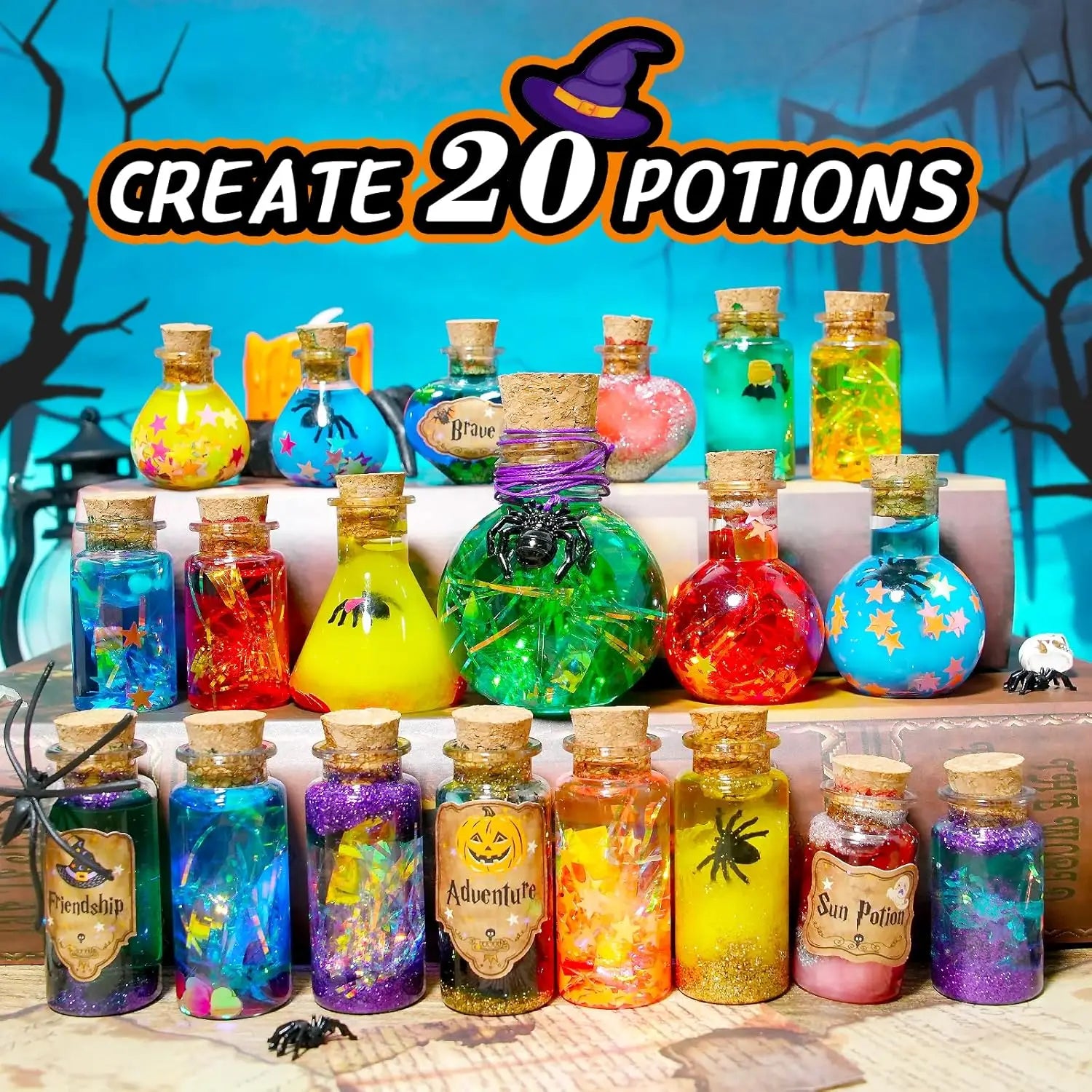 DIY Fairy Magical Potions Kit – Halloween & Christmas Craft Set