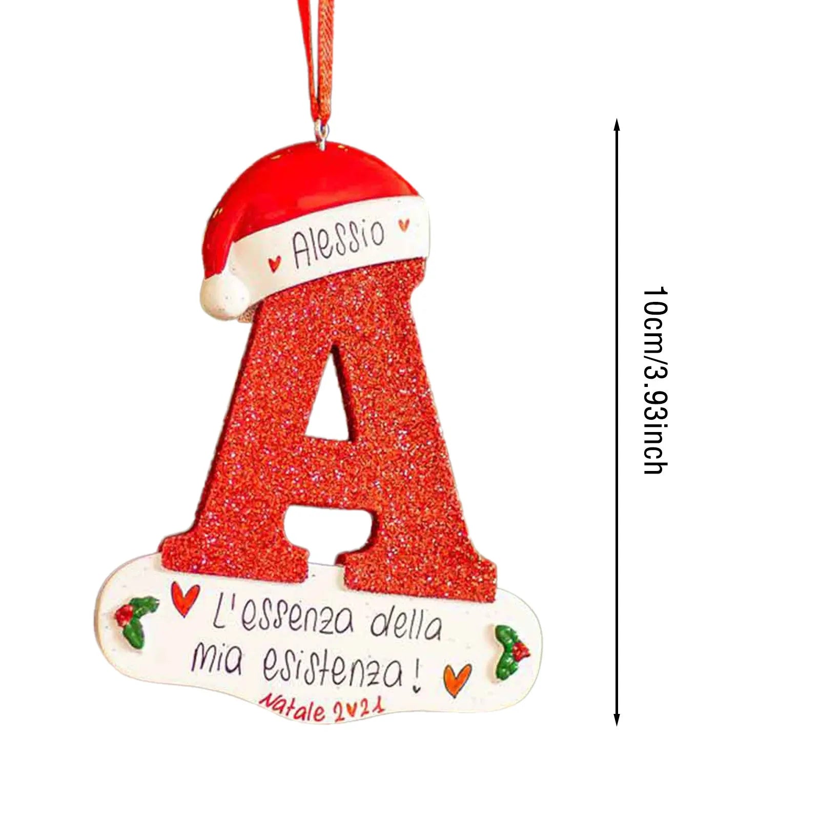 Christmas Letter Pendant Decorations – Acrylic DIY Xmas Ornaments