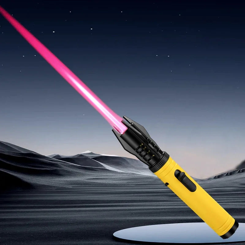 Gas Lighter Kitchen Cooking Powerful Metal Windproof Torch Flame Jet Barbecue Smoking Accessories Cigar Lighters Men's Gift