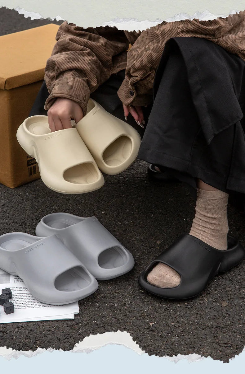 Shevalues Men’s Summer Sandals – Antislip Open-Toe Beach & Casual Slippers