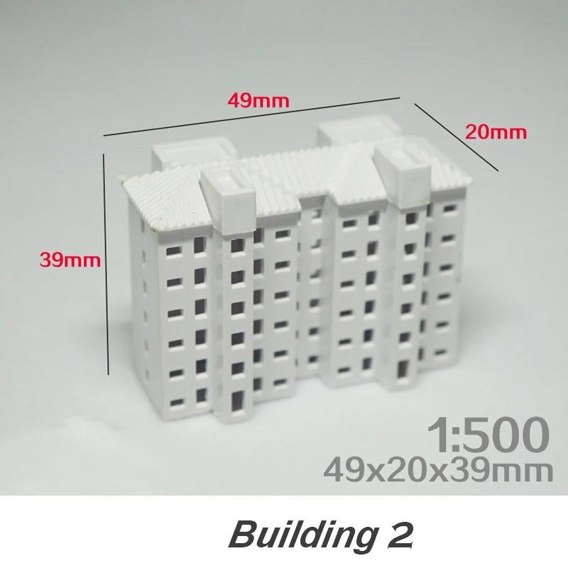 1:500 DIY Miniature House Model – ABS Architecture Kit