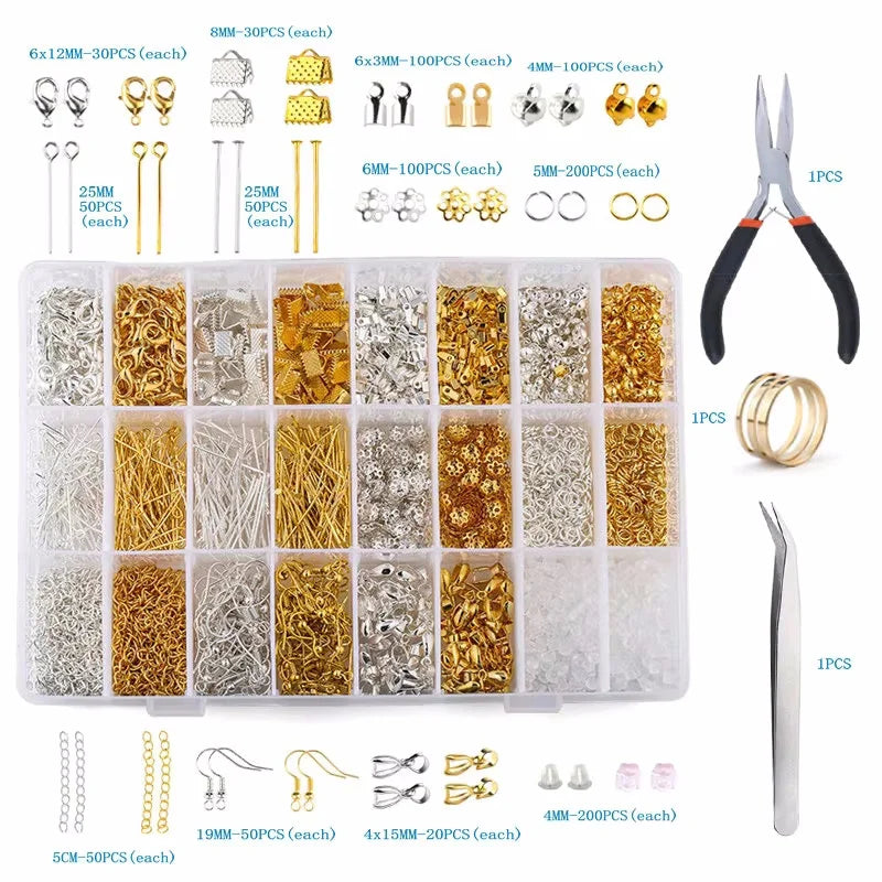 Jewelry Making Kit – Tools, Wires, Charms & Findings Set