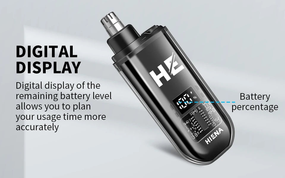 hiena Finish Machine Electric Professional Electric Hair Clippers Beard Clipper Rechargeable Men's Shaver Hair Trimmer Kit