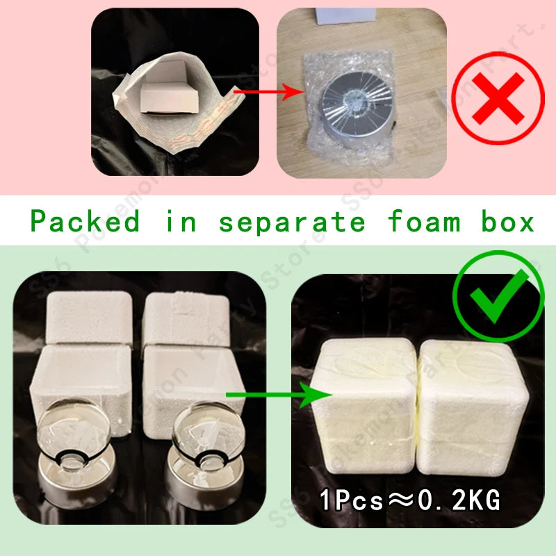 3D Pokémon Crystal Ball Lamp – Pikachu, Gengar & Mewtwo Night Light