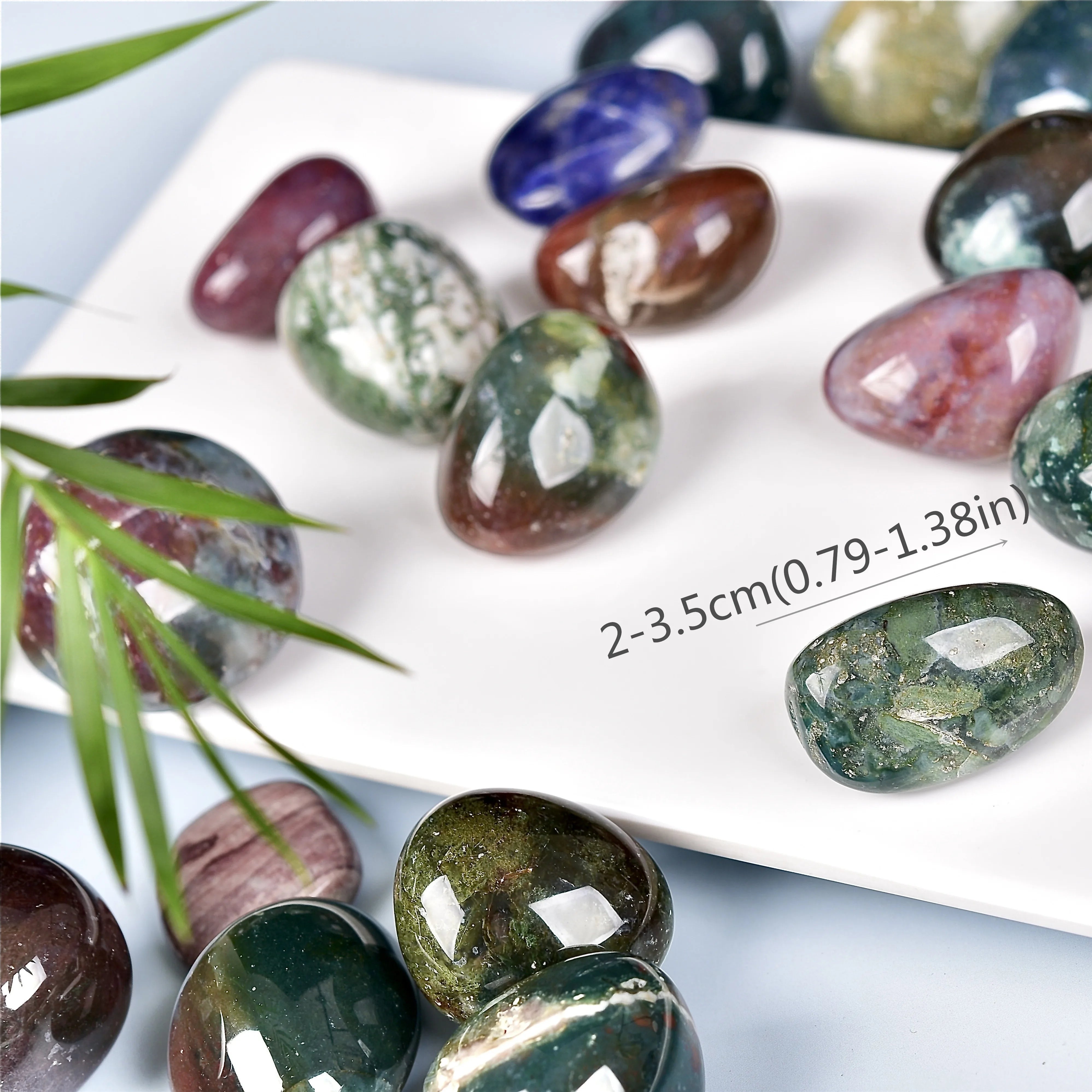 Ocean Jasper Stones – 1.76 oz Large Chips for Decor, Crafts & Healing