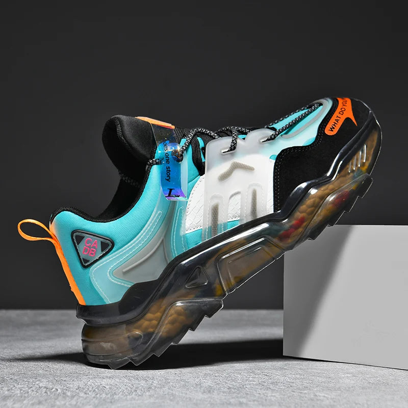 Men's Breathable Casual Sneakers Luxury Trainer Fashion Loafers Running Shoes - Comfortable Race Shoes for Male