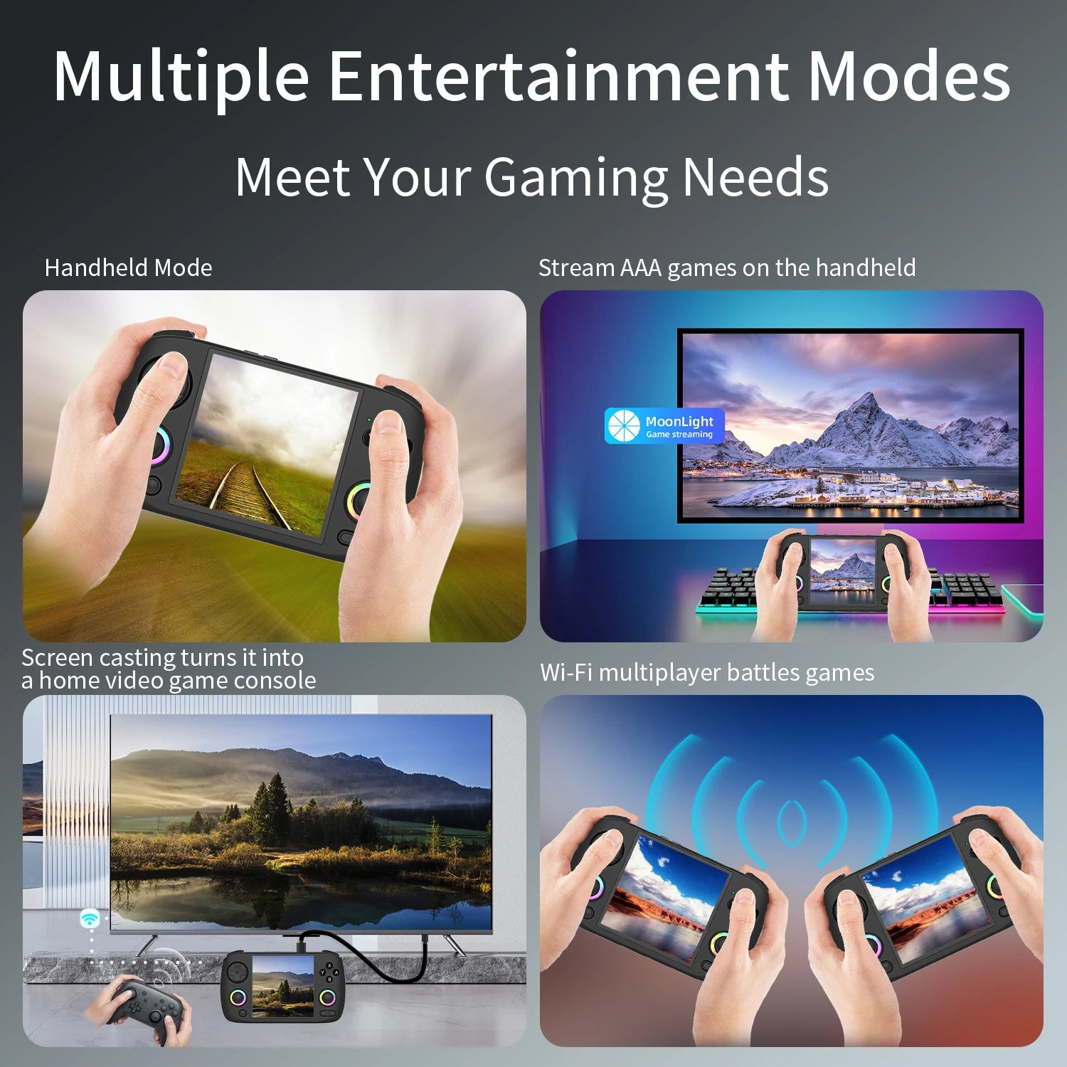 Anbernic RG CubeXX Retro Handheld – 3.95" IPS, 5056 Games