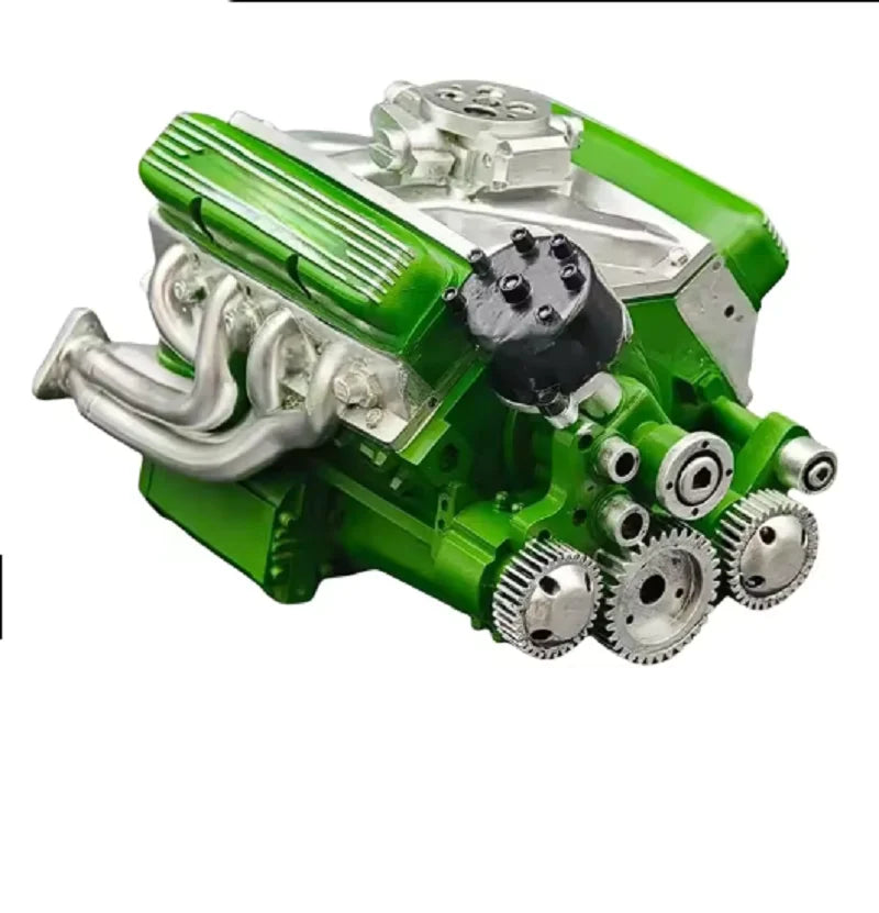 Home Decor V8 Engine Model Gasoline Gasoline Small-Block Engine Model Kits Model Engine Figurine Sculpture Craft For Desk Booksh