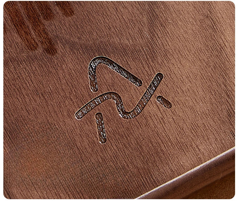 34-Tone Wooden Kalimba – Thumb Piano for Meditation & Healing