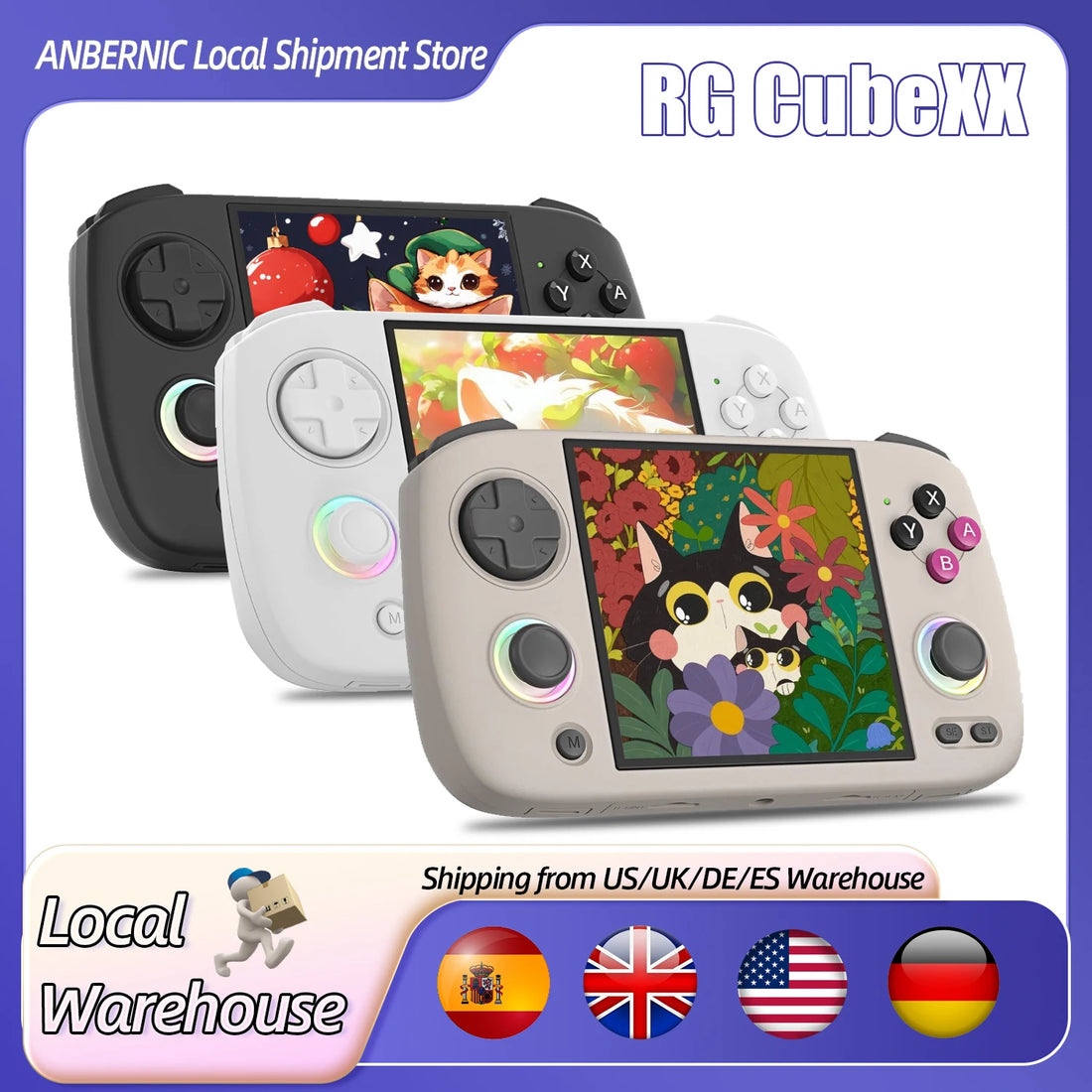 Anbernic RG CubeXX Retro Handheld – 3.95" IPS, 5056 Games