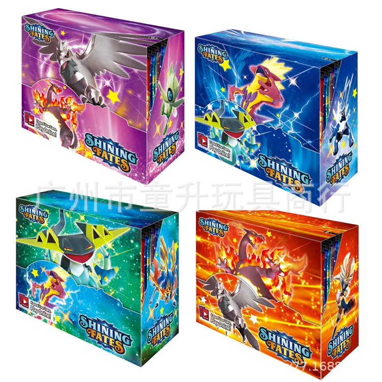 360Pcs Pokemon Card Prismatic Evolutions Scarlet Violet 151 Surging Sparks PALDEAN FATES English Booster Battle Transaction Card