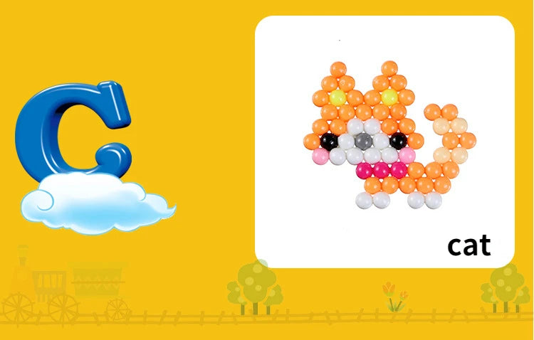 1000PCS Water Spray Magic Beads Set – DIY Puzzle Craft Toy