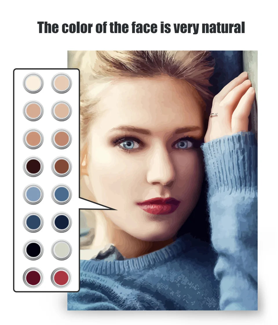 HUACAN Paint By Numbers – Tree of Life Canvas Kit for Adults