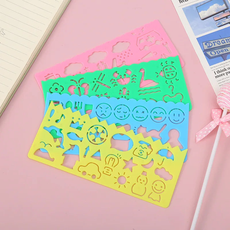 Geometry Spirograph Drawing Stencil Set – Kids Creative Art Toy