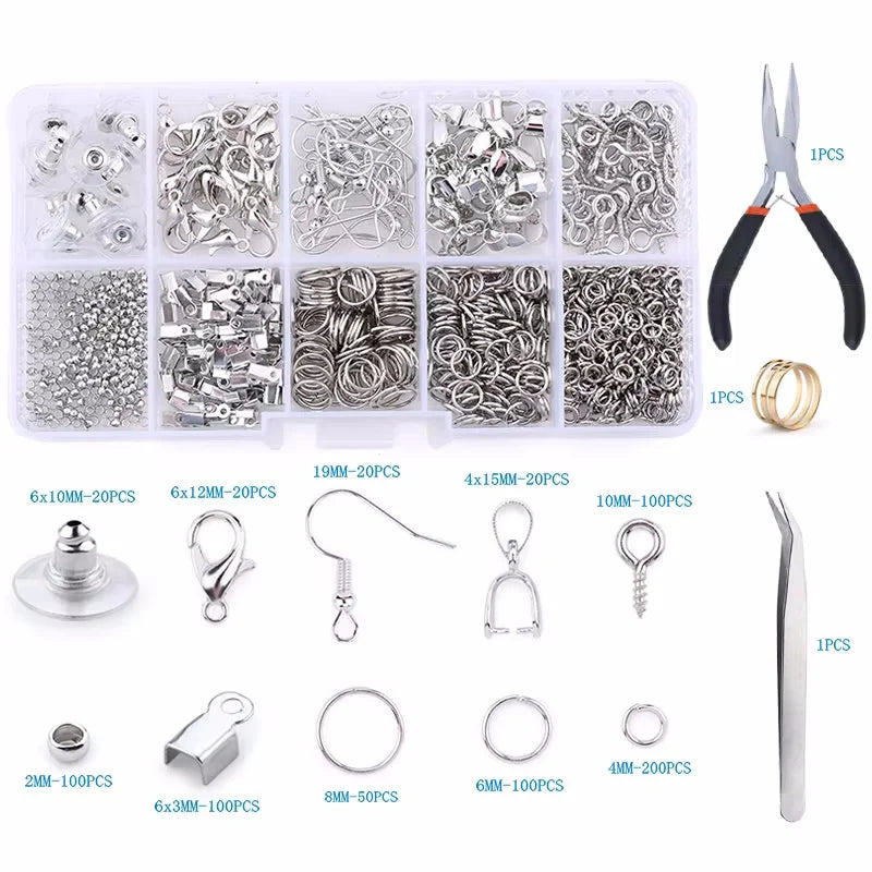 Jewelry Making Kit – Tools, Wires, Charms & Findings Set