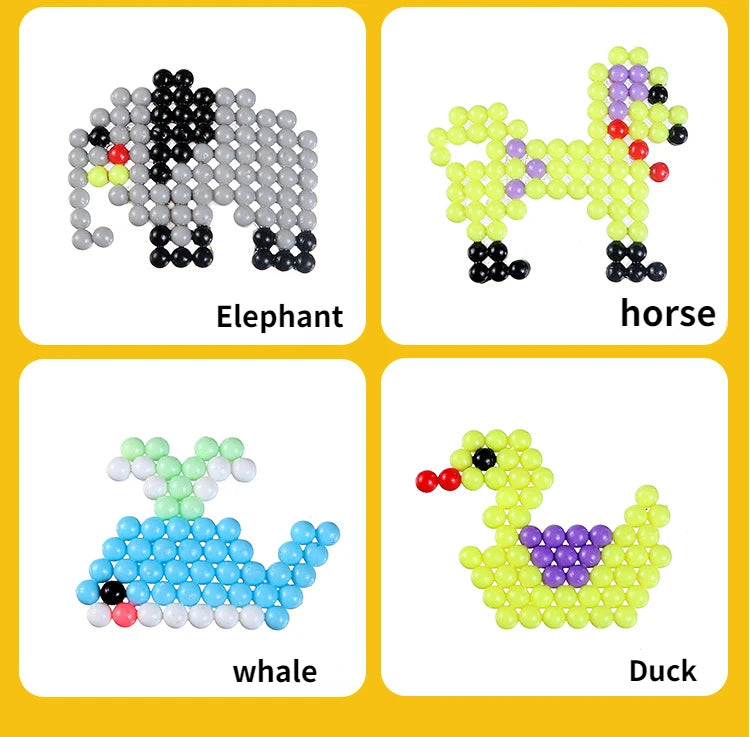 1000PCS Water Spray Magic Beads Set – DIY Puzzle Craft Toy