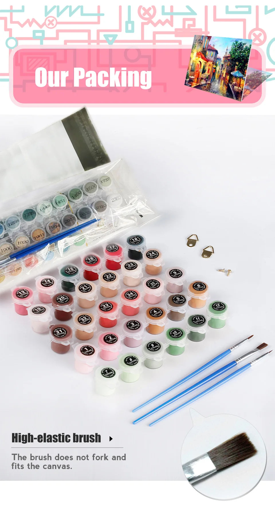 HUACAN Paint By Numbers – Tree of Life Canvas Kit for Adults