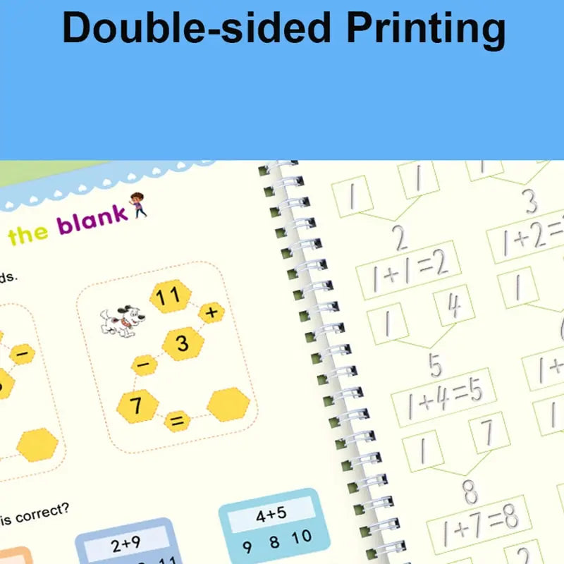 English Writing Practice Copybook – Groove Magic Calligraphy Book