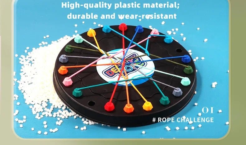Children’s Rope Puzzle Game – Family Logic & Strategy Toy