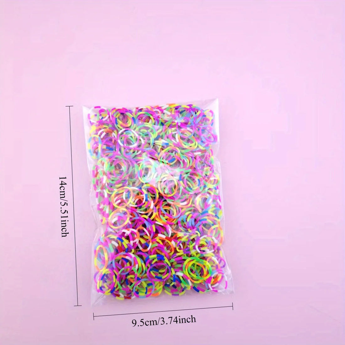 600PCS Loom Bands Bracelet Kit – DIY Jewelry Craft Set for Girls