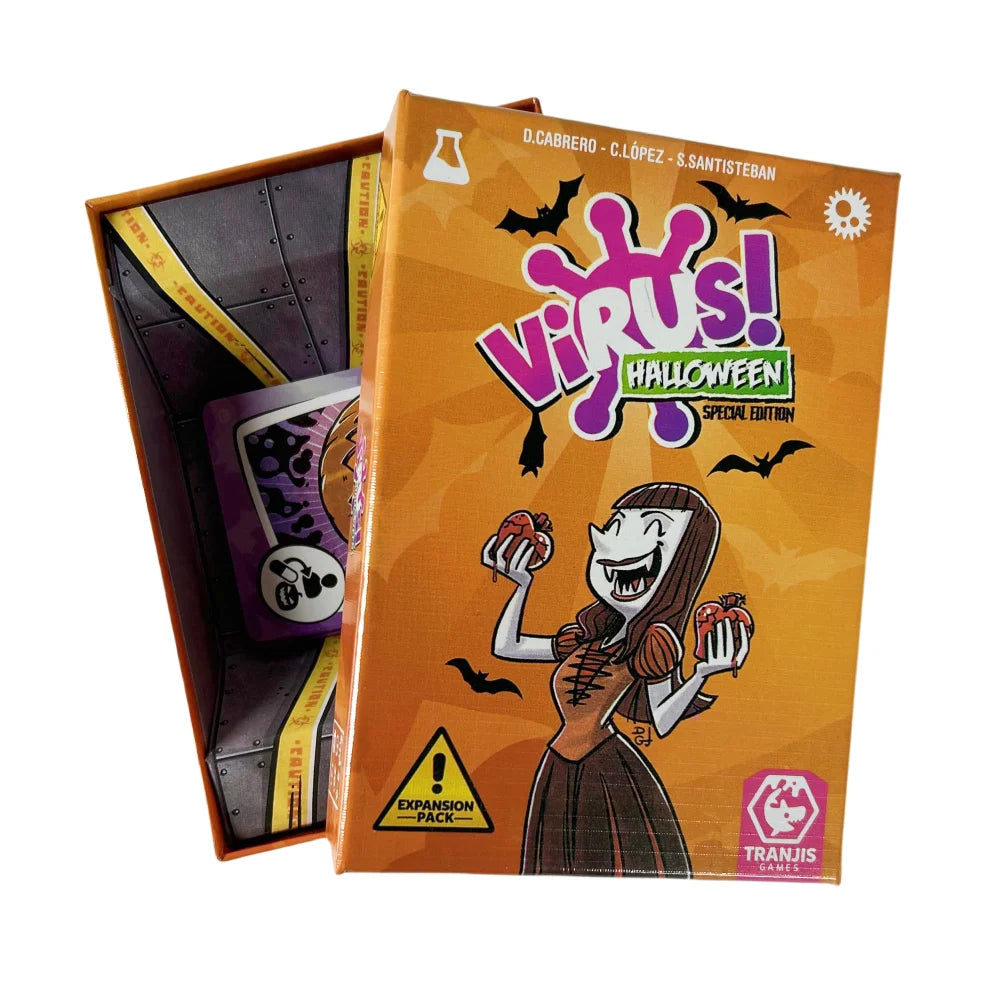 Virus! 1 2 3 Board Game – Bilingual Spanish/English Card Game