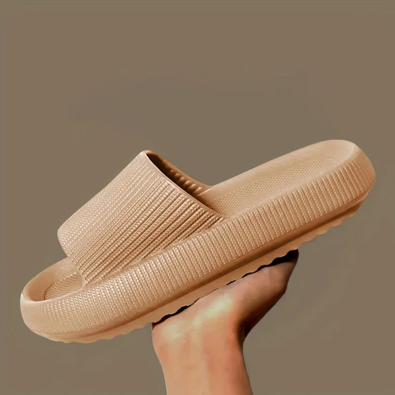 Men's Thick Bottom EVA Indoor Home Slippers Anti-Slip Suitable for Outdoor Wear Comfortable Home Slippers for Men