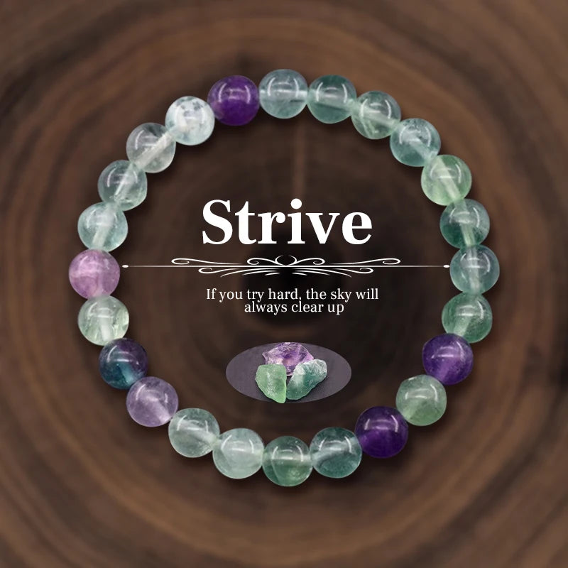 Natural Stone Bracelet – Amethyst, Quartz, Agate & Tiger Eye