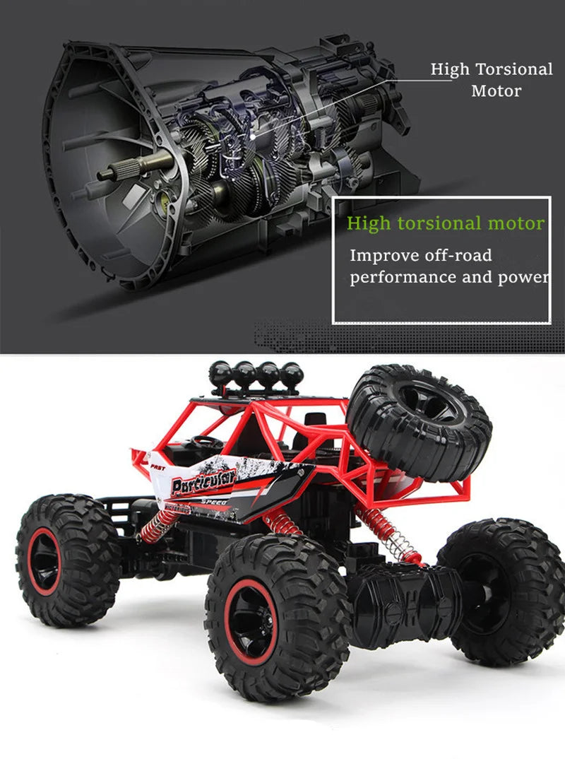 1:12 / 1:16 4WD RC Car 2.4G Radio Control Car Buggy Off-Road Remote Control Cars  Trucks Boys Toys for Children